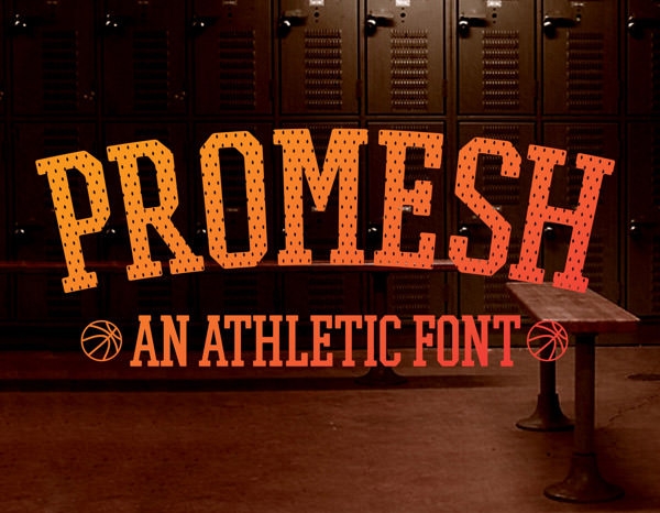 Free athletic fonts with tails